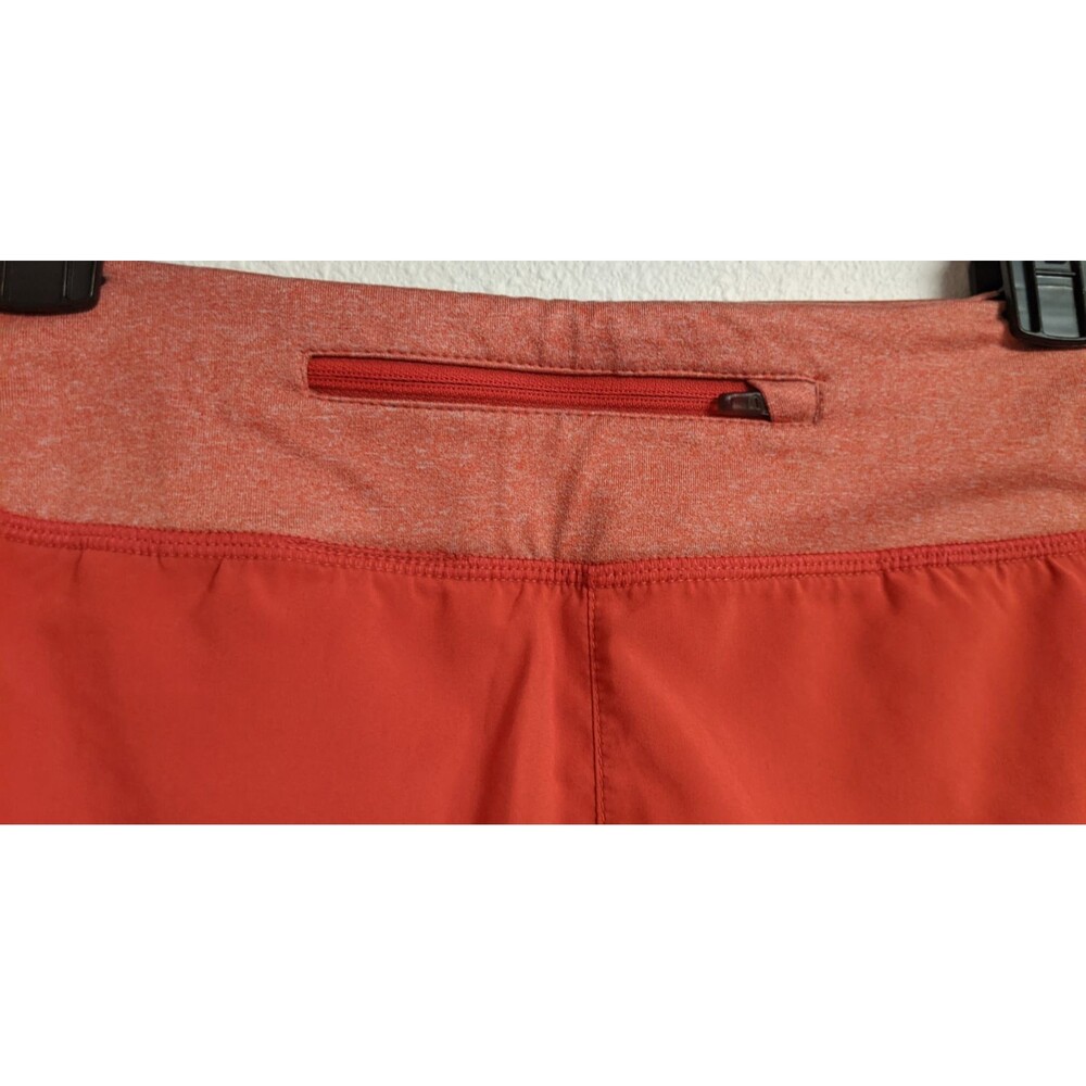 Women's NIKE Orange Athletic Elastic Waist 4" Running Shorts Size Small - Picture 6 of 12